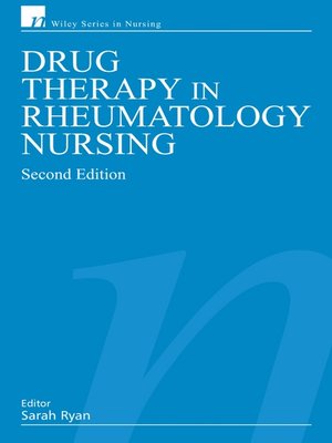cover image of Drug Therapy in Rheumatology Nursing